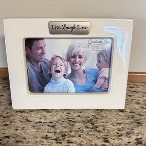 Grasslands Road White Ceramic Photo Frame
